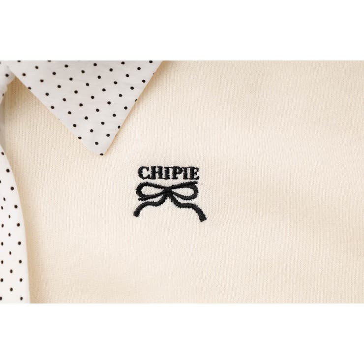 【CHIPIE シピ】(取り外し可能タイ付)ワンポイントロゴ刺繍ドッキングワンピ… | URBAN CHERRY | 詳細画像31 