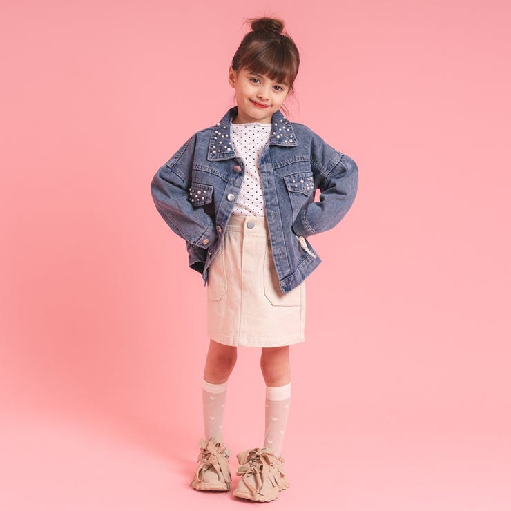 新品★タグ付き　アリーム　ミニーリボンデニムジャケット　ピンク ミニー/リボンデニムジャケット/Areeam（アリーム）のその他