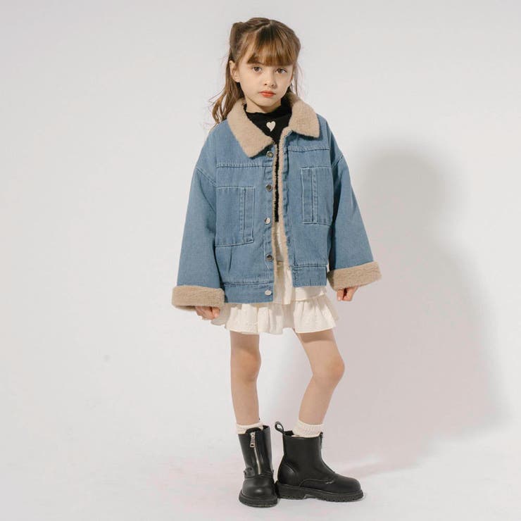 ファーデザインデニムジャケット[品番：VINK0003123]｜URBAN CHERRY