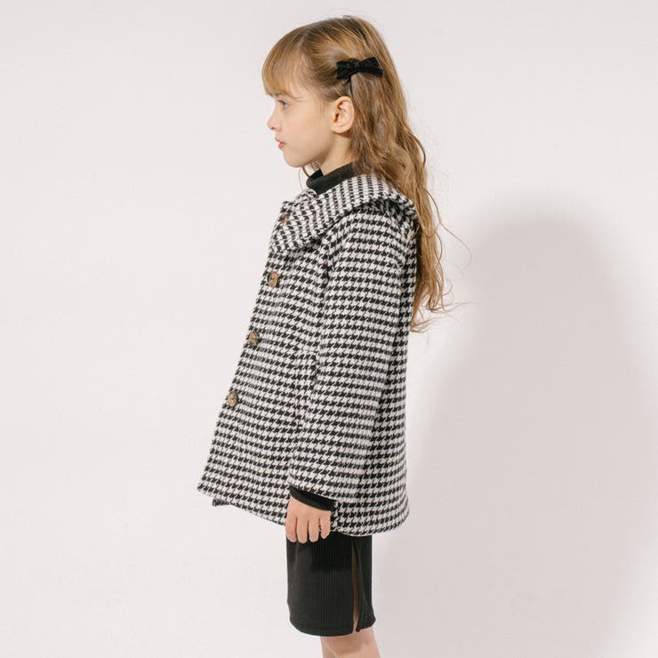 千鳥柄ロングコート[品番：VINK0003266]｜URBAN CHERRY（アーバン