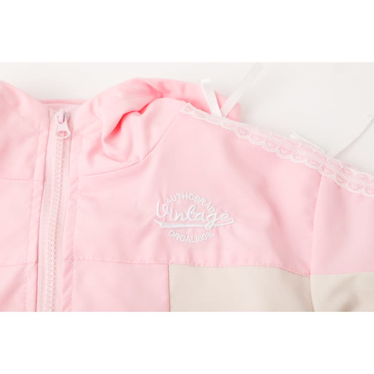 サイドリボンデザイン配色アノラックパーカー | URBAN CHERRY | 詳細画像32 