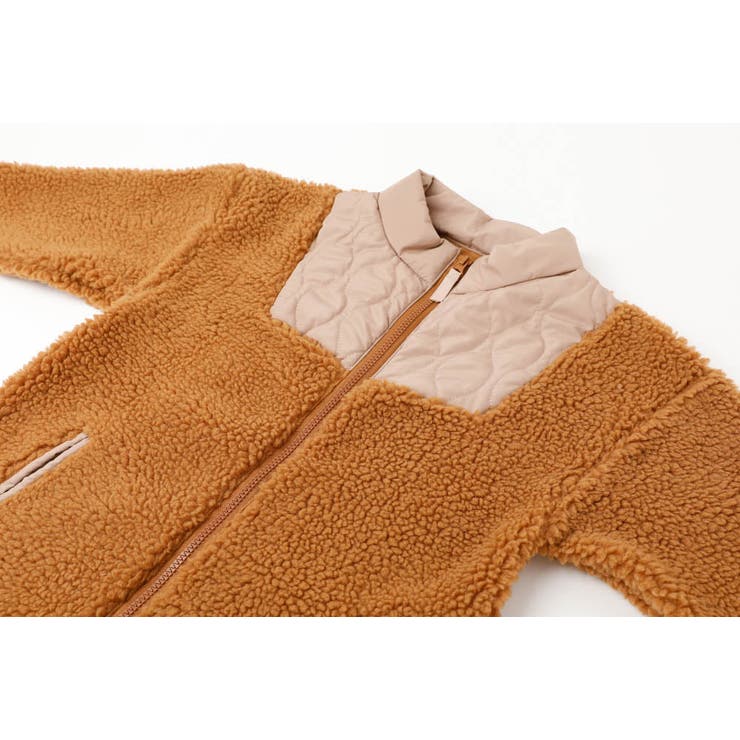 おうちで洗える!ハートロゴ刺繍中綿キルティングMIXボアコート | URBAN CHERRY | 詳細画像39 