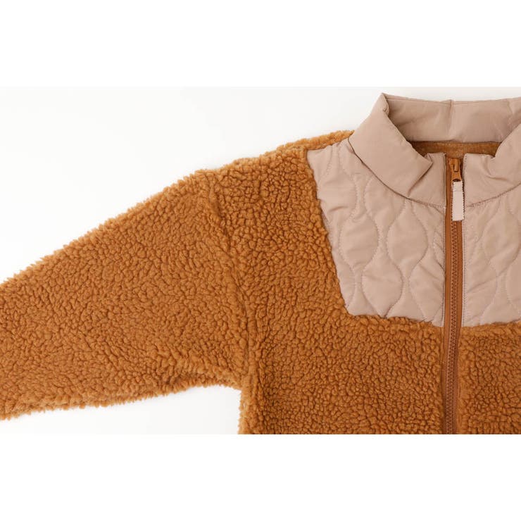 おうちで洗える!ハートロゴ刺繍中綿キルティングMIXボアコート | URBAN CHERRY | 詳細画像40 