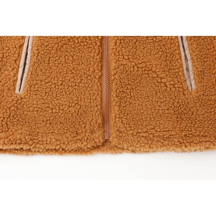 おうちで洗える!ハートロゴ刺繍中綿キルティングMIXボアコート | URBAN CHERRY | 詳細画像45 