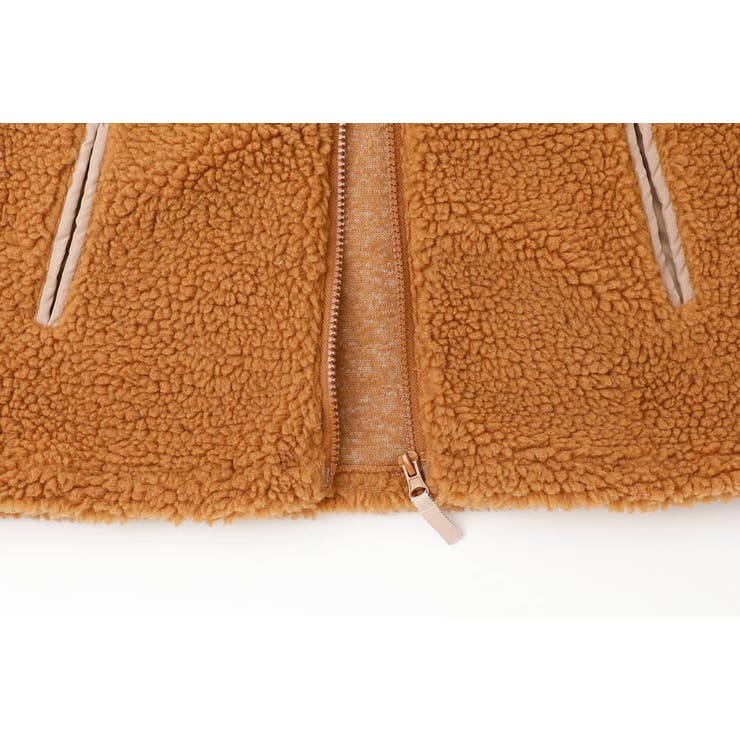 おうちで洗える!ハートロゴ刺繍中綿キルティングMIXボアコート | URBAN CHERRY | 詳細画像46 