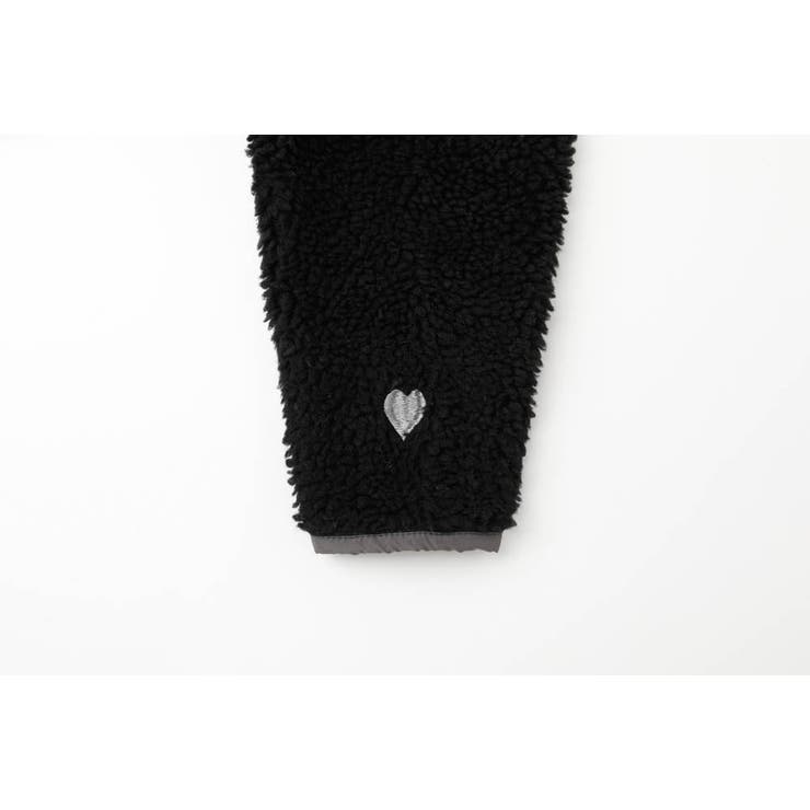 おうちで洗える!ハートロゴ刺繍中綿キルティングMIXボアコート | URBAN CHERRY | 詳細画像52 