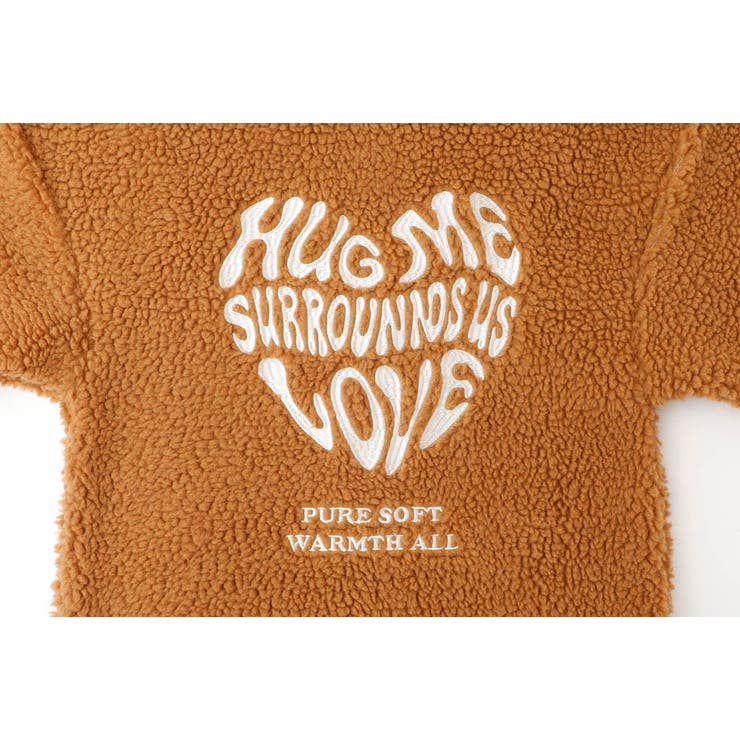 おうちで洗える!ハートロゴ刺繍中綿キルティングMIXボアコート | URBAN CHERRY | 詳細画像54 