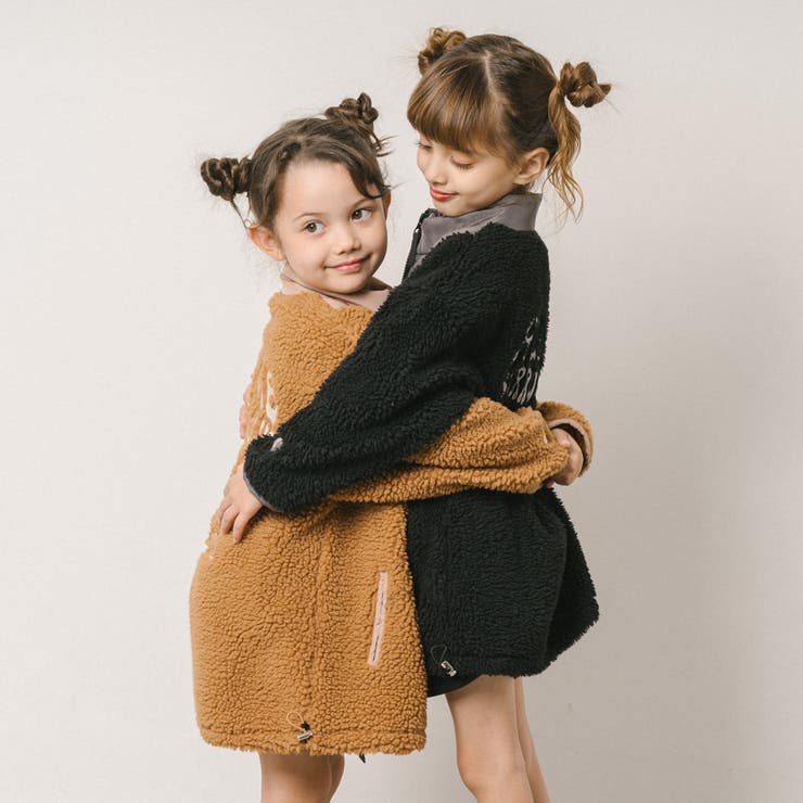 おうちで洗える!ハートロゴ刺繍中綿キルティングMIXボアコート | URBAN CHERRY | 詳細画像64 