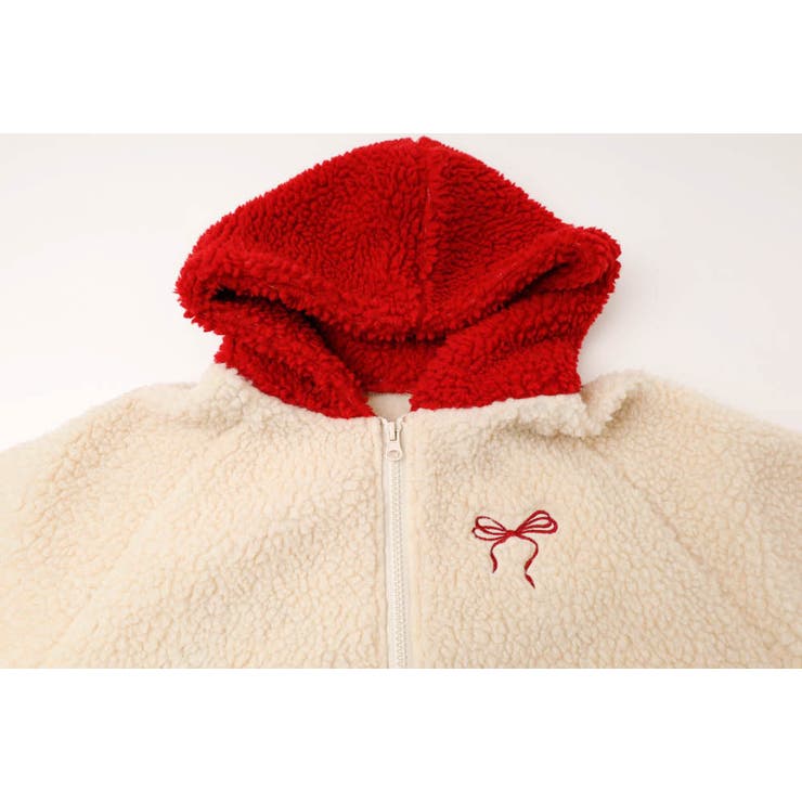 おうちで洗える!オーバーサイズサイドラインバックリボンボアアウター | URBAN CHERRY | 詳細画像34 