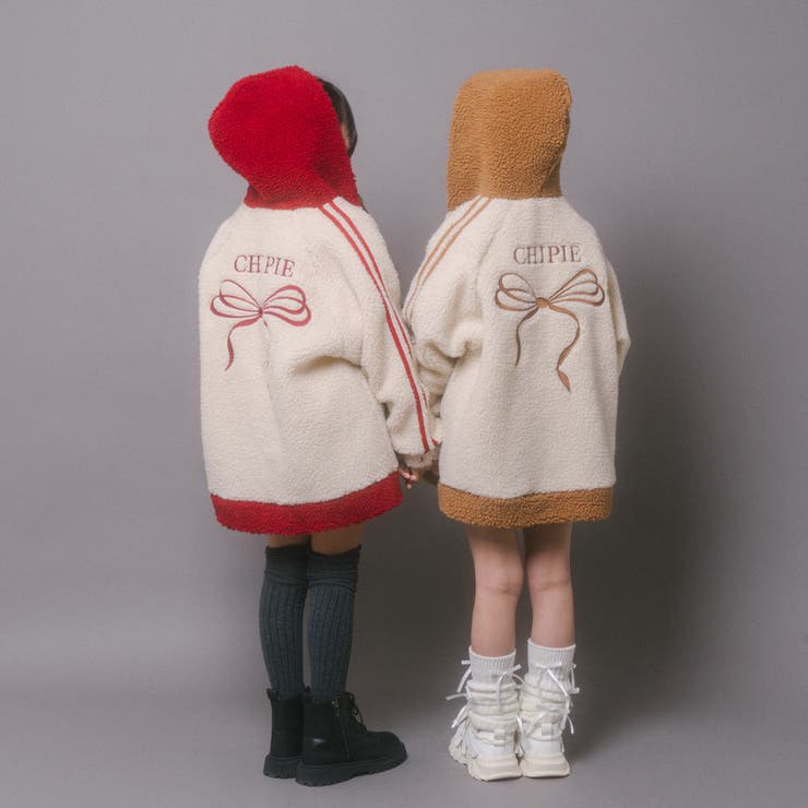 おうちで洗える!オーバーサイズサイドラインバックリボンボアアウター | URBAN CHERRY | 詳細画像61 