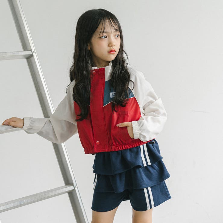 【U.TRACK/ユードットトラック】スタンドカラー配色ジップブルゾン | URBAN CHERRY | 詳細画像13 