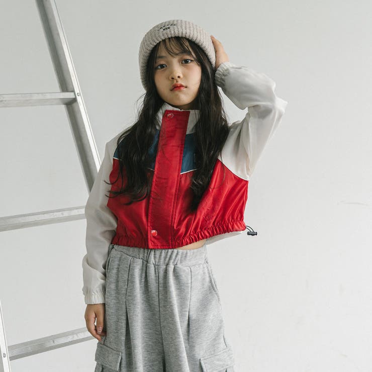 【U.TRACK/ユードットトラック】スタンドカラー配色ジップブルゾン | URBAN CHERRY | 詳細画像15 