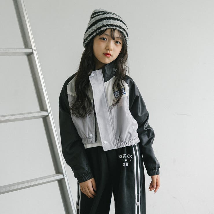 【U.TRACK/ユードットトラック】スタンドカラー配色ジップブルゾン | URBAN CHERRY | 詳細画像24 