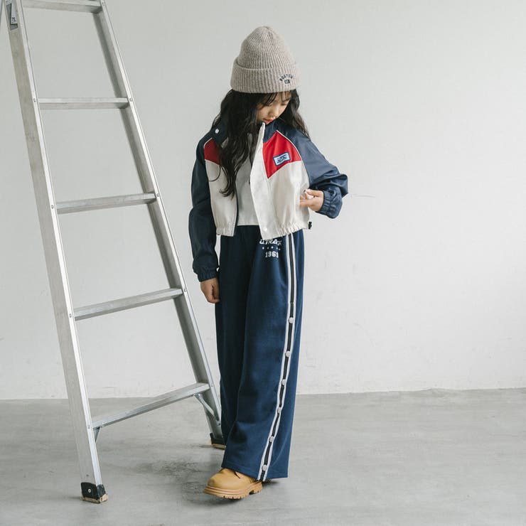 【U.TRACK/ユードットトラック】スタンドカラー配色ジップブルゾン | URBAN CHERRY | 詳細画像48 