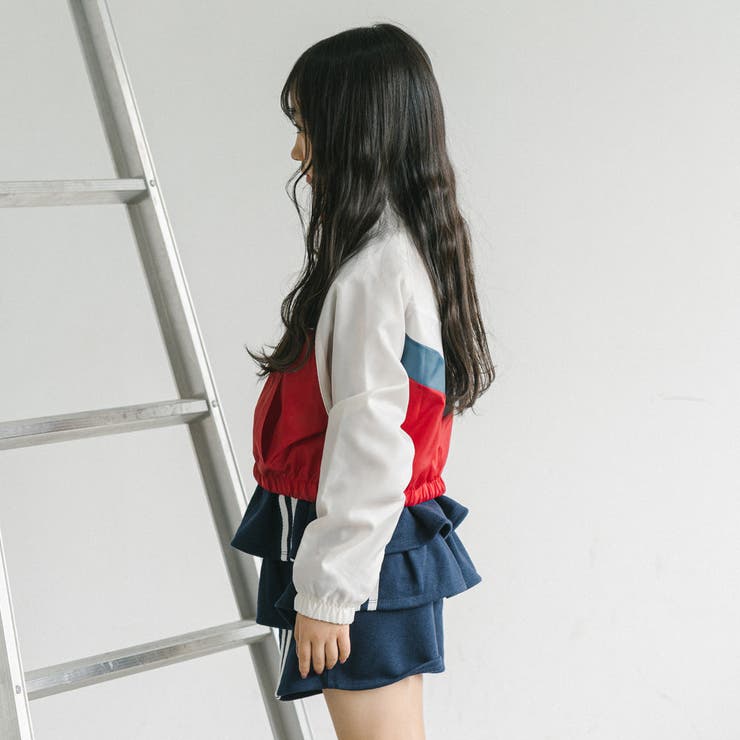 【U.TRACK/ユードットトラック】スタンドカラー配色ジップブルゾン | URBAN CHERRY | 詳細画像9 