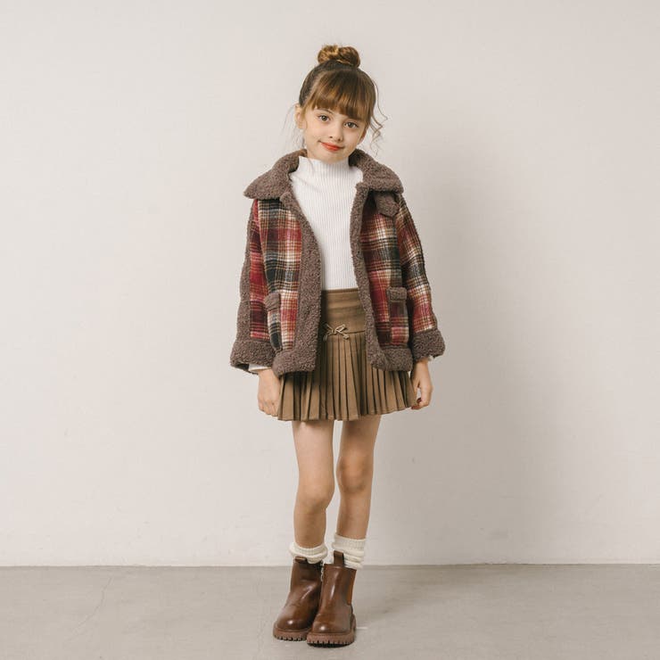 チェックボアコート | URBAN CHERRY | 詳細画像12 