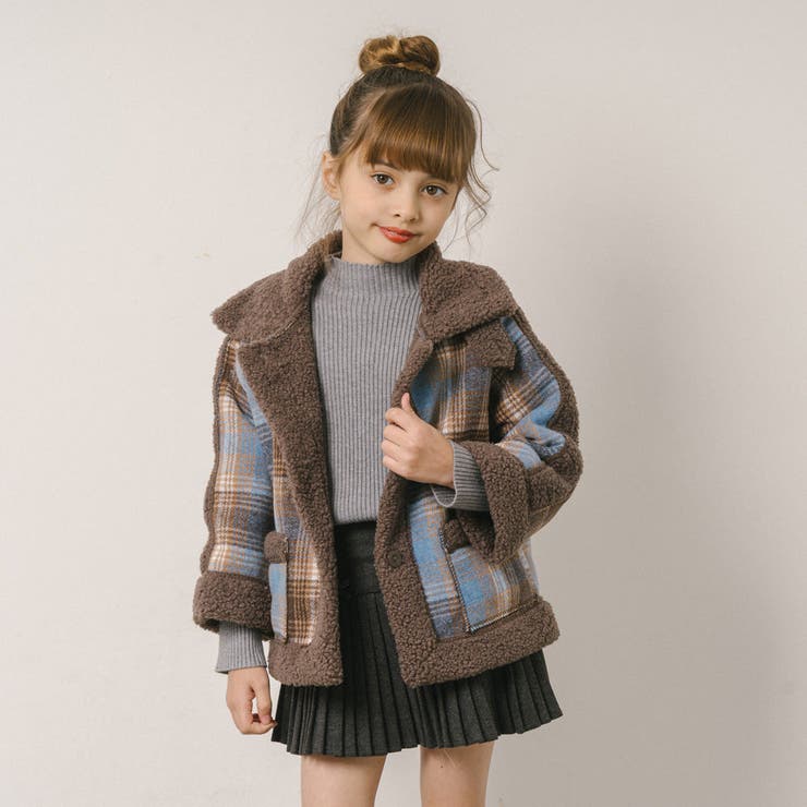 チェックボアコート | URBAN CHERRY | 詳細画像18 