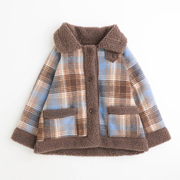 チェックボアコート | URBAN CHERRY | 詳細画像5 