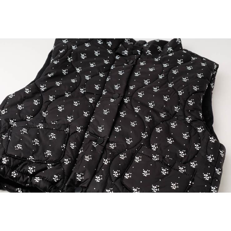 ミニフラワープリントデザイン中綿ベスト | URBAN CHERRY | 詳細画像14 