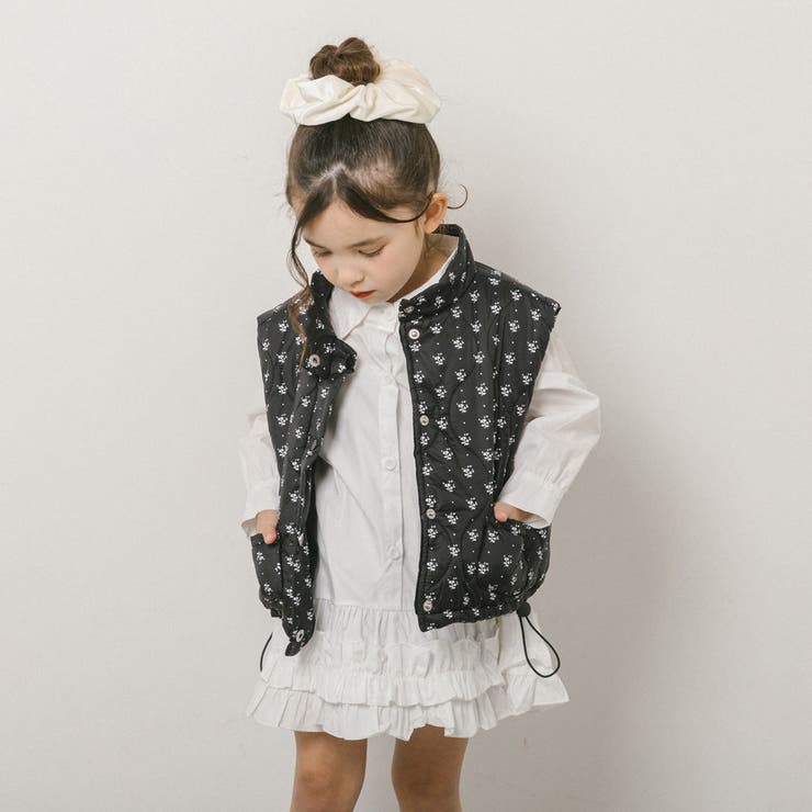 ミニフラワープリントデザイン中綿ベスト | URBAN CHERRY | 詳細画像27 