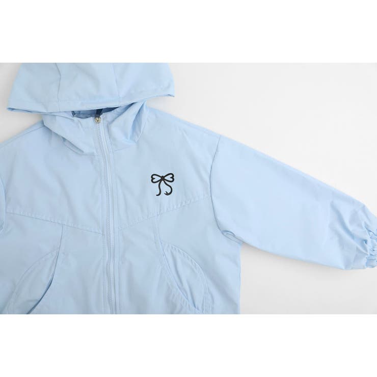ワンポイントリボンデザインフード付きアノラックパーカー | URBAN CHERRY | 詳細画像18 