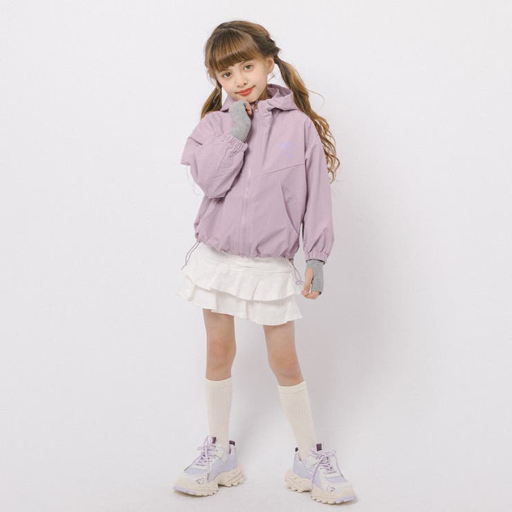 ワンポイントリボンデザインフード付きアノラックパーカー | URBAN CHERRY | 詳細画像25 