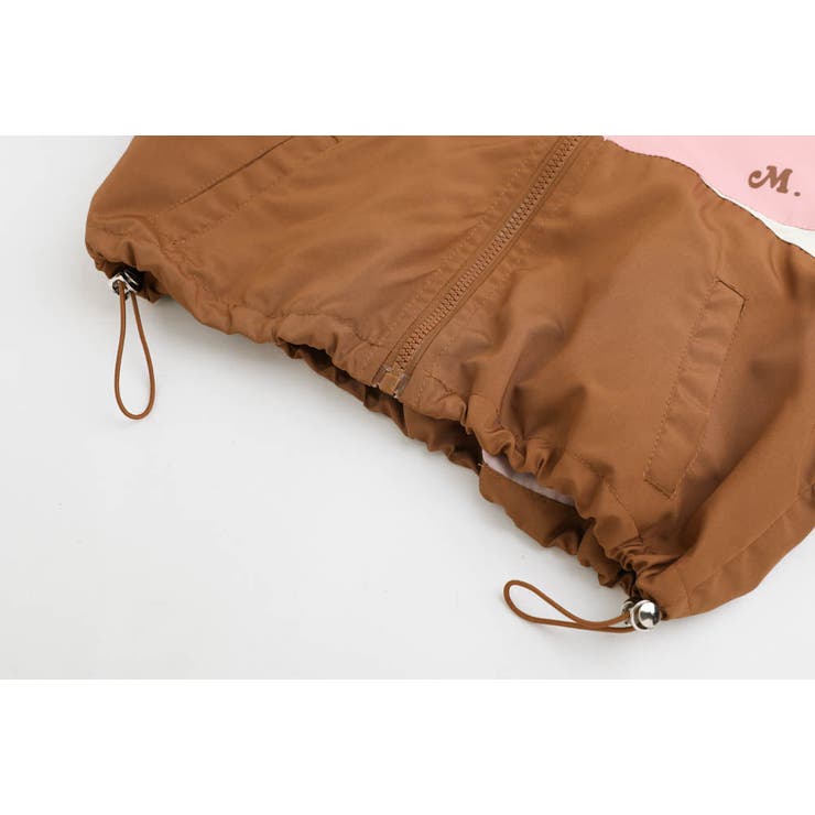 配色ワンポイントロゴデザインフード付きアノラックパーカー | URBAN CHERRY | 詳細画像8 