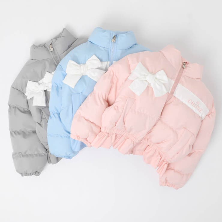 【CHIPIE】"軽ポカ"ビッグリボンショート中綿ジャケット | URBAN CHERRY | 詳細画像2 