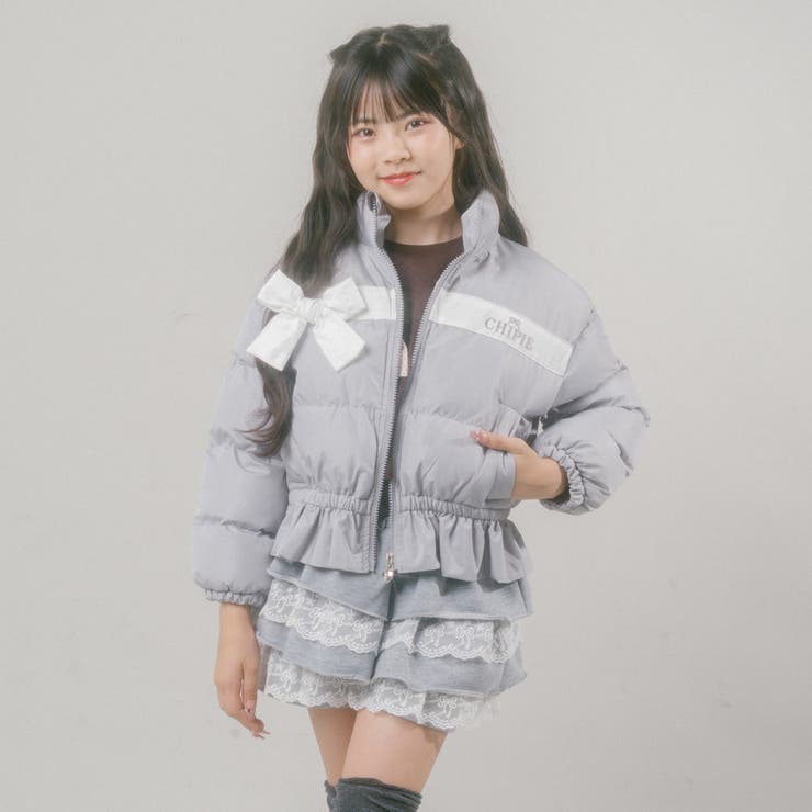 【CHIPIE】"軽ポカ"ビッグリボンショート中綿ジャケット | URBAN CHERRY | 詳細画像50 