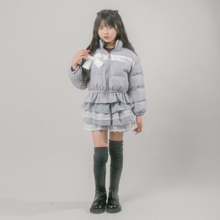 【CHIPIE】"軽ポカ"ビッグリボンショート中綿ジャケット | URBAN CHERRY | 詳細画像51 