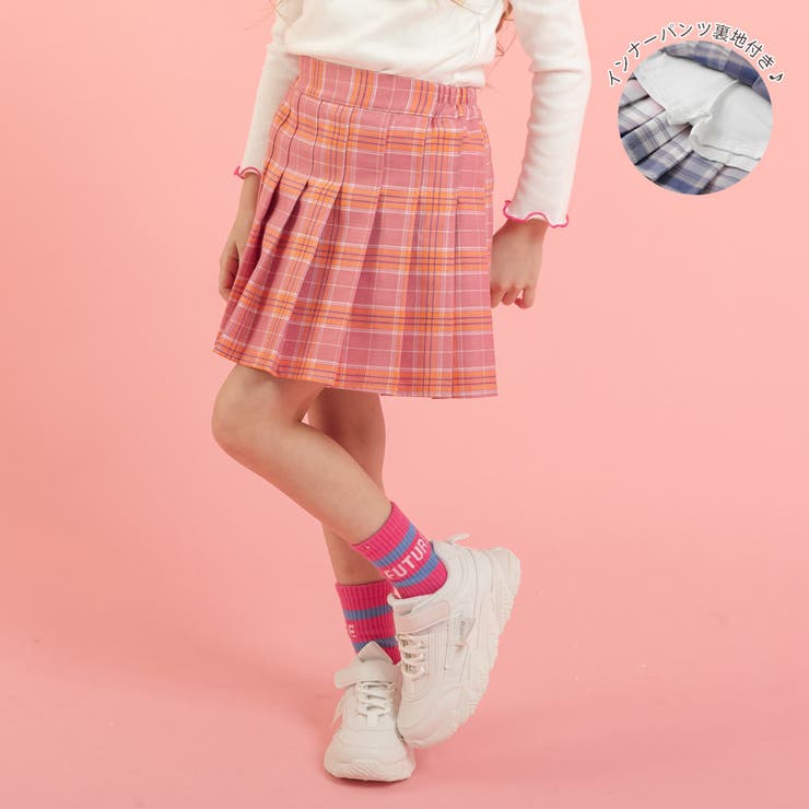 チェックプリーツミニスカート[品番：VINK0001372]｜URBAN CHERRY