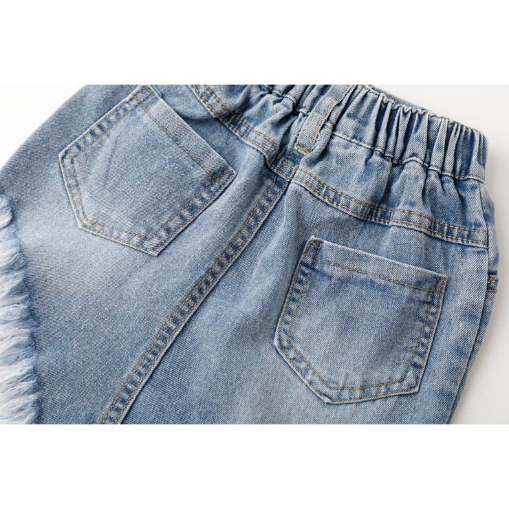 アシンメトリーフリンジデニムスカート | URBAN CHERRY | 詳細画像15 