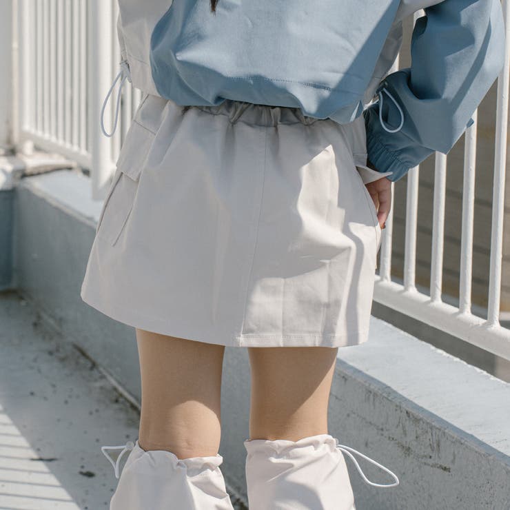 U.TRACK】カーゴデザインキュロットスカート[品番：VINK0003017