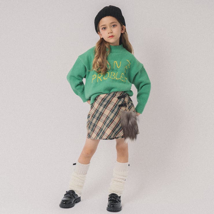 【SEEM/シーム】インナーパンツ付きチェックラップキュロットスカート | URBAN CHERRY | 詳細画像20 