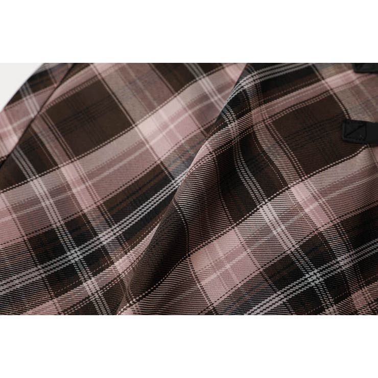 【SEEM/シーム】インナーパンツ付きチェックラップキュロットスカート | URBAN CHERRY | 詳細画像28 