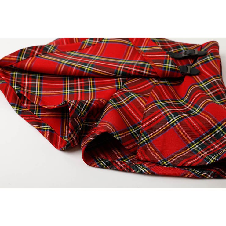 【SEEM/シーム】インナーパンツ付きチェックラップキュロットスカート | URBAN CHERRY | 詳細画像37 