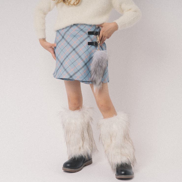 【SEEM/シーム】インナーパンツ付きチェックラップキュロットスカート | URBAN CHERRY | 詳細画像4 