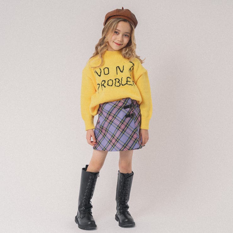 【SEEM/シーム】インナーパンツ付きチェックラップキュロットスカート | URBAN CHERRY | 詳細画像41 