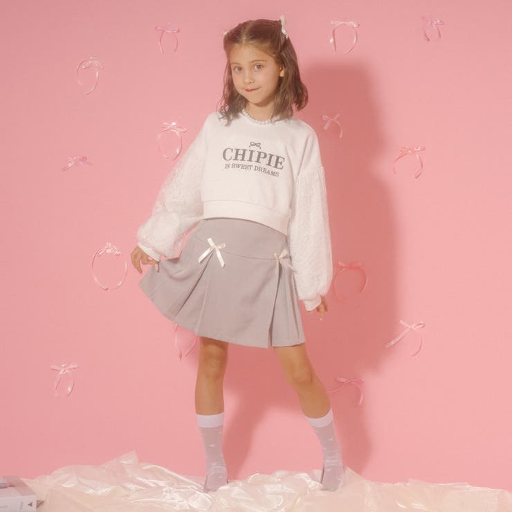 【CHIPIE/シピ】サテンリボンタックプリーツミニスカート | URBAN CHERRY | 詳細画像10 