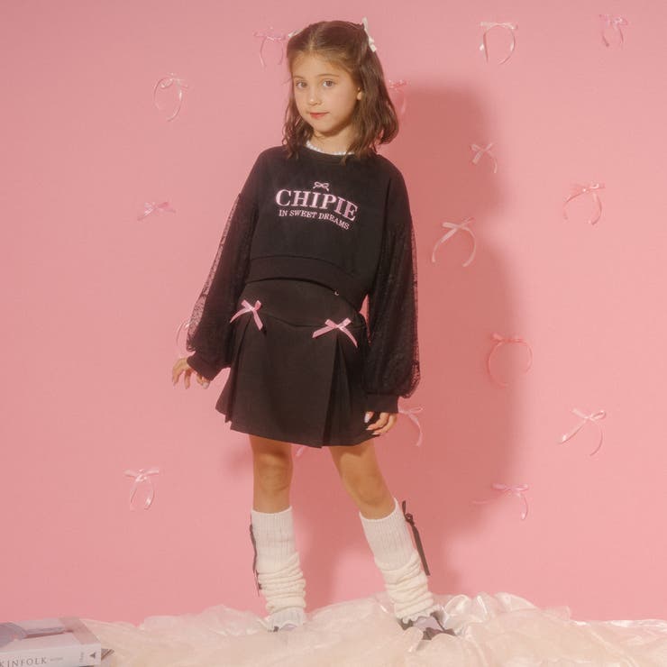 【CHIPIE/シピ】サテンリボンタックプリーツミニスカート | URBAN CHERRY | 詳細画像12 