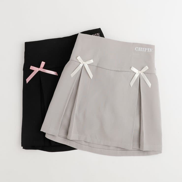 【CHIPIE/シピ】サテンリボンタックプリーツミニスカート | URBAN CHERRY | 詳細画像3 
