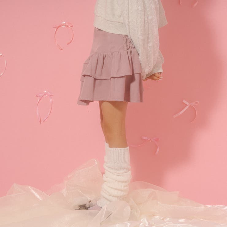 【CHIPIE/シピ】サイドレースアップティアードスカート | URBAN CHERRY | 詳細画像10 