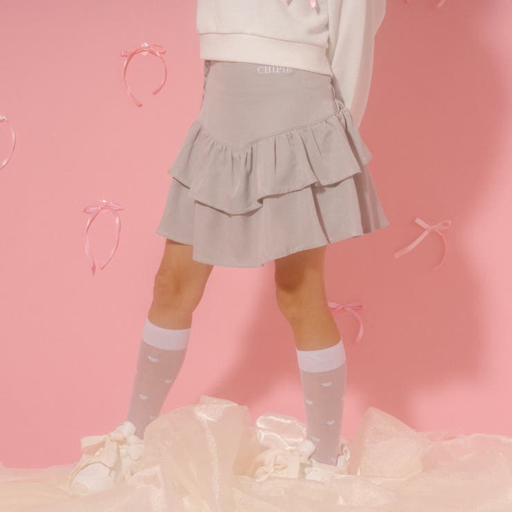 【CHIPIE/シピ】サイドレースアップティアードスカート | URBAN CHERRY | 詳細画像4 