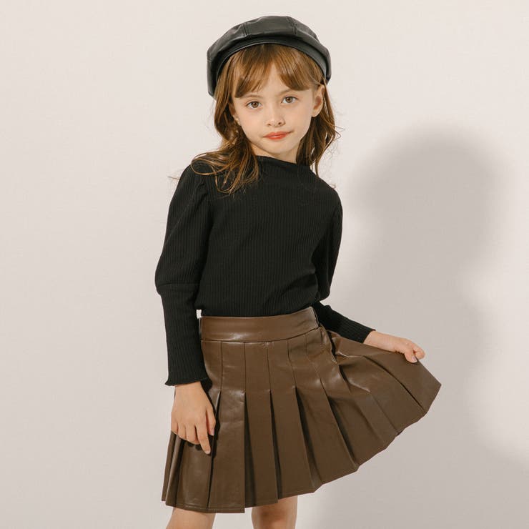 レザープリーツスカート[品番：VINK0002956]｜URBAN CHERRY