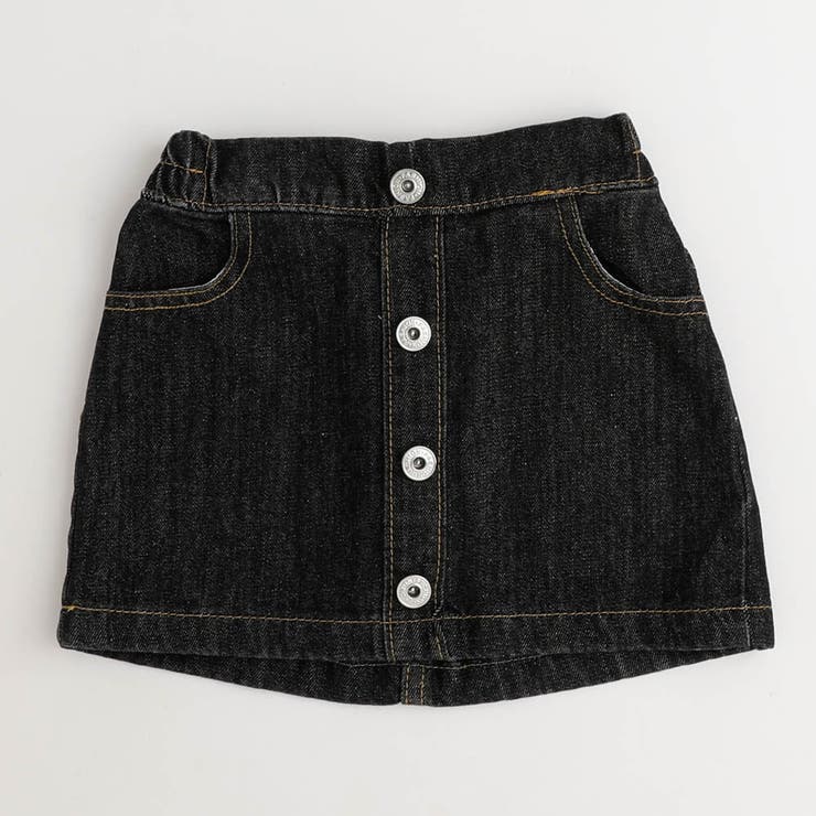 フロントボタンデザインデニムスカート[品番：VINK0003101]｜URBAN