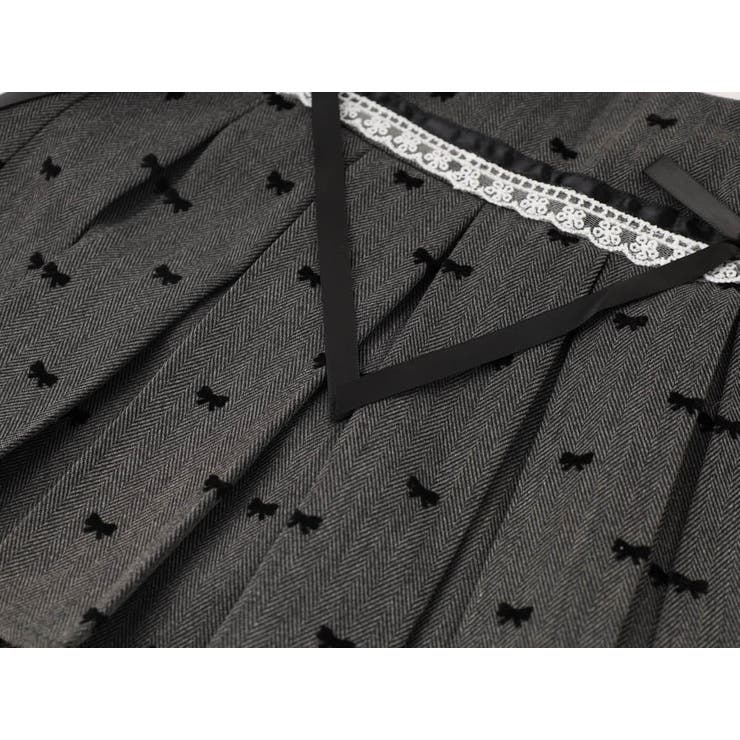 【インナーパンツ付き】レース切り替えリボンプリーツスカート | URBAN CHERRY | 詳細画像12 