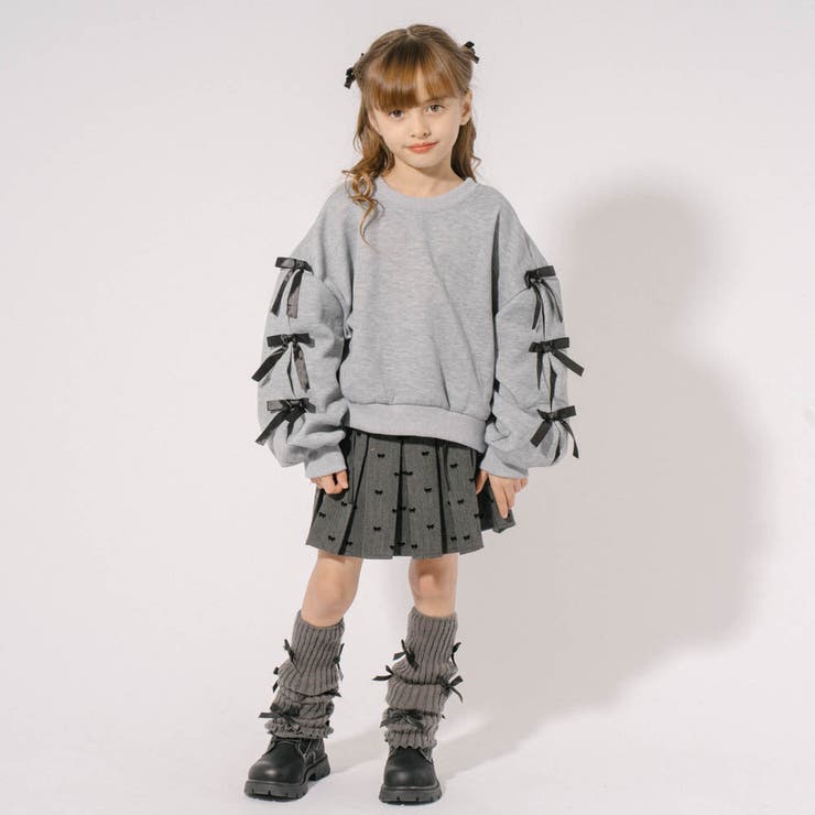 【インナーパンツ付き】レース切り替えリボンプリーツスカート | URBAN CHERRY | 詳細画像9 