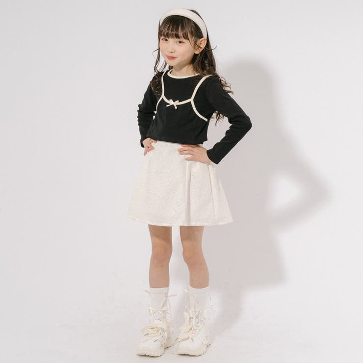 【ふくれジャガード】ハイウエスフレアミニスカート | URBAN CHERRY | 詳細画像11 