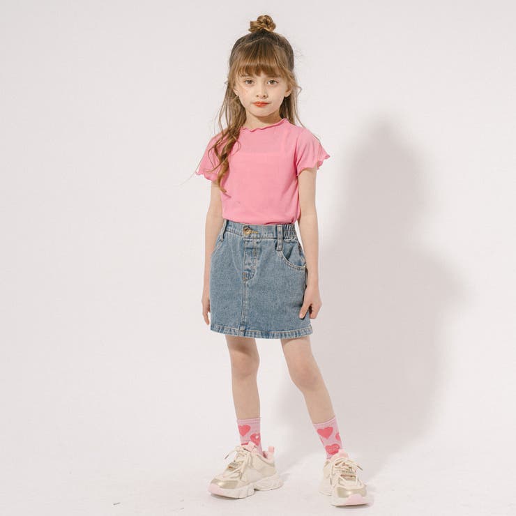 デニム台形ミニスカート[品番：VINK0003518]｜URBAN CHERRY（アーバン