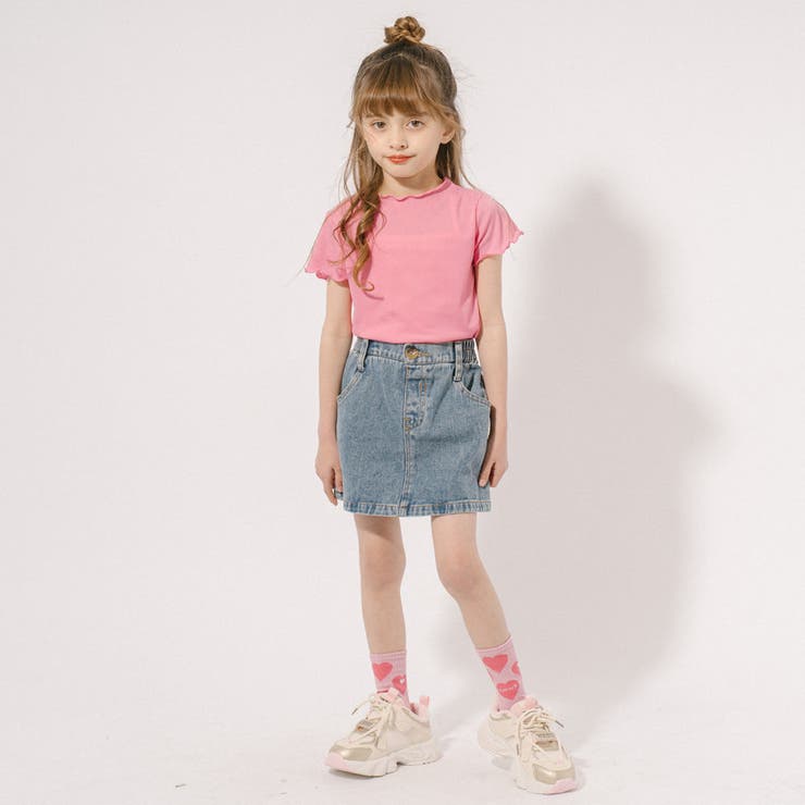 デニム台形ミニスカート[品番：VINK0003518]｜URBAN CHERRY（アーバン